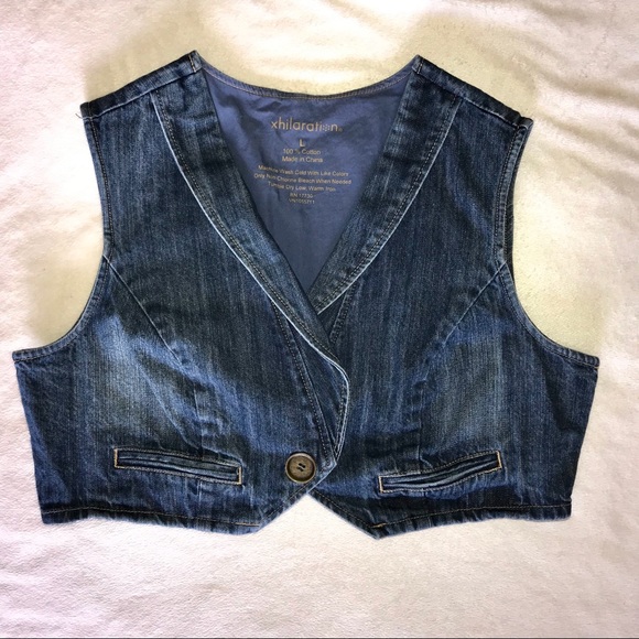 Xhilaration Jackets & Blazers - Xhilaration Denim Vest ~ b41
